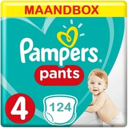 Pampers Baby Dry Pants Maat 4 - 124 Luierbroekjes Maandbox