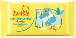 Zwitsal - Sensitive Snoetenpoetsers - Beestenboel - 1 x 57 stuks - 57 toetendoekjes