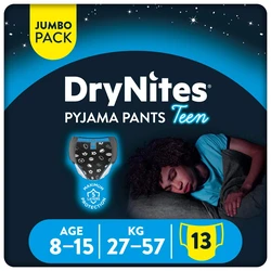 Huggies DryNites voor jongens van 8 tot 15 jaar, 13 stuks