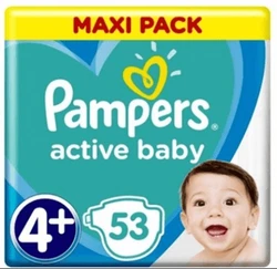 Pampers Active Baby Luiers Maat 4+ - 53 luiers