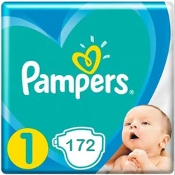 Pampers Newborn Luiers Maat 1 - 172 Luiers Maandbox Pampers Newborn Luiers Maat 1 - 172 Luiers Maandbox