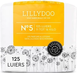 LILLYDOO luiers - Maat 5 (11-16 kg) - 125 Stuks - Maandbox