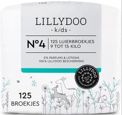 LILLYDOO luierbroekjes - Maat 4 (9-15 kg) - 125 Stuks - Maandbox