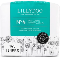 LILLYDOO luiers - Maat 4 (9-14 kg) - 145 Stuks - Maandbox