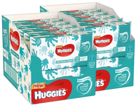 Huggies - All Over Clean 2 in 1 Billendoekjes - 1120 hand- en billendoekjes