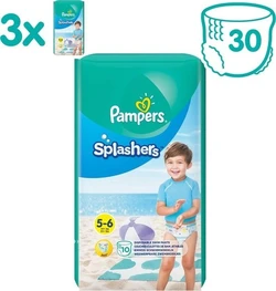 Pampers - Splashers - Wegwerpbare Zwemluiers - Maat 5/6 - 30 stuks