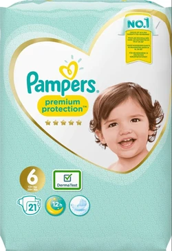 Pampers Premium Protection Maat 6 - 21 Luiers Pampers Premium Protection Maat 6 - 21 Luiers