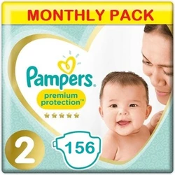 Pampers Premium Protection Luiers Maat 2 –  156 Luiers