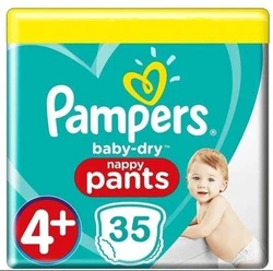 Pampers Baby Dry Pants Maat 4+ - 35 Luierbroekjes Pampers Baby Dry Pants Maat 4+ - 35 Luierbroekjes