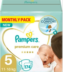 Pampers Premium Care Luiers Maat 5 - 174 Luiers Maandbox