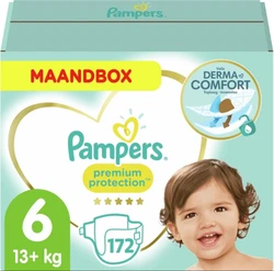 Pampers Premium Protection Maat 6 - 172 Luiers Pampers Premium Protection Maat 6 - 172 Luiers Maandbox