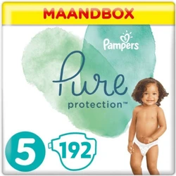 Pampers Pure Protection Maat 5 - 192 Luiers Pampers Pure Protection Maat 5 - 192 Luiers Maandbox