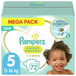 Pampers - Premium Protection - Maat 5 - Mega Pack - 72 luiers