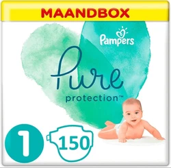 Pampers Pure Protecten Luiers - Maat 1 - 150 stuks Pampers Pure Protecten Luiers - Maat 1 - 150 stuks