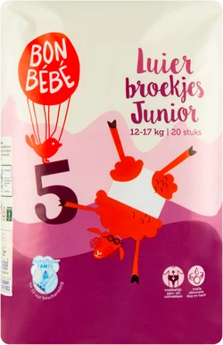 Bonbébé Luierbroekjes verpakking, standaard pak met 18 luierbroekjes