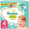 Pampers Premium Protection Maat 4, Luiers x58, 9kg-14kg, Onze N°1 Voor Comfort En Bescherming Van De Gevoelige Huid