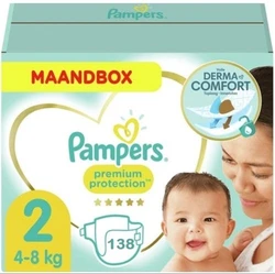 Pampers Premium Protection Maat 2 - 138 Luiers Maandbox
