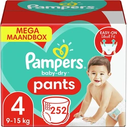 Pampers - Baby Dry Pants - Maat 4 - Mega Maandbox - 252 luierbroekjes