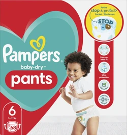 Pampers - Baby Dry Pants - Maat 6 - Mega Pack - 68 luierbroekjes