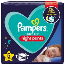 Pampers - Night Pants - Maat 5 - Small Pack - 36 luierbroekjes