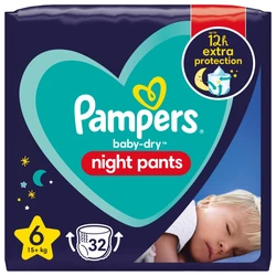 Pampers - Night Pants - Maat 6 - Small Pack - 32 luierbroekjes