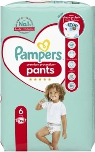 Pampers Premium Protection Pants maat 6 - 15 luiers Pampers Premium Protection Pants maat 6 - 15 luiers