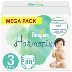 Pampers - Harmonie / Pure - Maat 3 - Mega Pack - 88 luiers