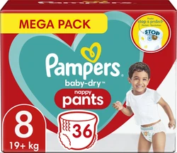 Pampers - Baby Dry Pants - Maat 8 - Mega Pack - 36 luierbroekjes