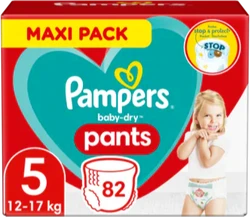 Pampers Baby-Dry Luierbroekjes Maat 5 maxi pack met 82 Luiers