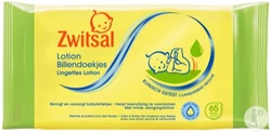 Zwitsal - Billendoekjes Lotion - 6 x 65 - 390 babydoekjes