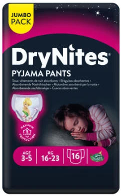 Huggies DryNites Girl maat 3-5 16 luiers