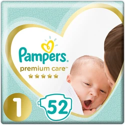 Pampers Premium Care Luiers Maat 1 - 52 Luiers