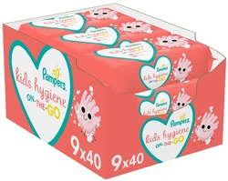 Pampers - Snoetenpoetsers - On-The-Go Kids Hygiene - 360 doekjes - 9 x 40