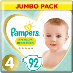Pampers - Premium Protection - Maat 4 - Mega Pack - 92 luiers
