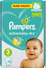 Pampers Active Baby-Dry maat 3 - 70 luiers