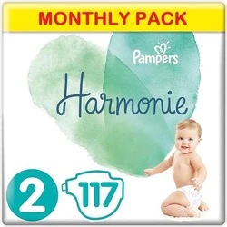 Pampers Harmonie Luiers Maat 2 - 117 Luiers Maandbox Pampers Harmonie Luiers Maat 2 - 117 Luiers Maandbox