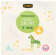 Jumbo Premium Luiers Maat 4 24 Stuks