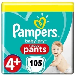Pampers Baby Dry Pants Maat 4+ - 105 Luierbroekjes Maandbox Pampers Baby Dry Pants Maat 4+ - 105 Luierbroekjes Maandbox