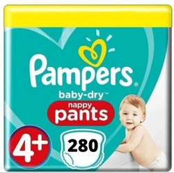Pampers Baby Dry Pants Maat 4+ - 280 Luierbroekjes Mega Maandbox Pampers Baby Dry Pants Maat 4+ - 280 Luierbroekjes Mega Maandbox
