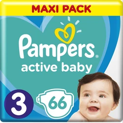 Pampers Luiers - Active Baby Dry - 66 stuks Maat 3