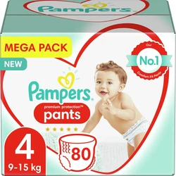 Pampers - Premium Protection Pants - Maat 4 - Mega Pack - 80 broekjes