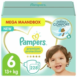 Pampers - Premium Protection - Maat 6 - Mega Maandbox - 228 luiers Pampers - Premium Protection - Maat 6 - Mega Maandbox - 228 luiers