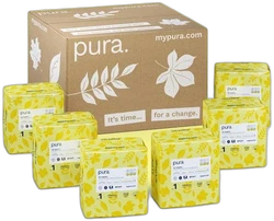 Pura Eco-Friendly Luiers Maat 1 (2-5kg) - 132 luiers