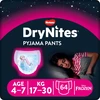 Huggies DryNites Girl maat 4-7 - 64 luiers Huggies DryNites Girl maat 4-7 - 64 luiers