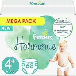 Pampers Harmonie maat 4+ - 68 luiers