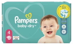Pampers Baby dry maat 4 valuepack 47 luiers