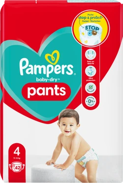 Pampers Baby dry pants maat 4 valuepack met 42 luierbroekjes