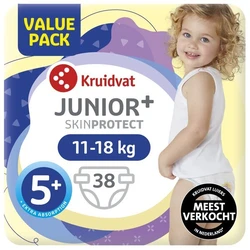 Kruidvat luiers maat 5+ Voordeelpak   38 luiers