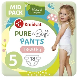 Kruidvat Pure&Soft Pants Maat 5 18 luiers Kruidvat Pure&Soft Pants Maat 5 18 luiers