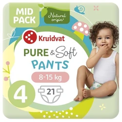 Kruidvat Pure&Soft Pants Maat 4    21 luiers